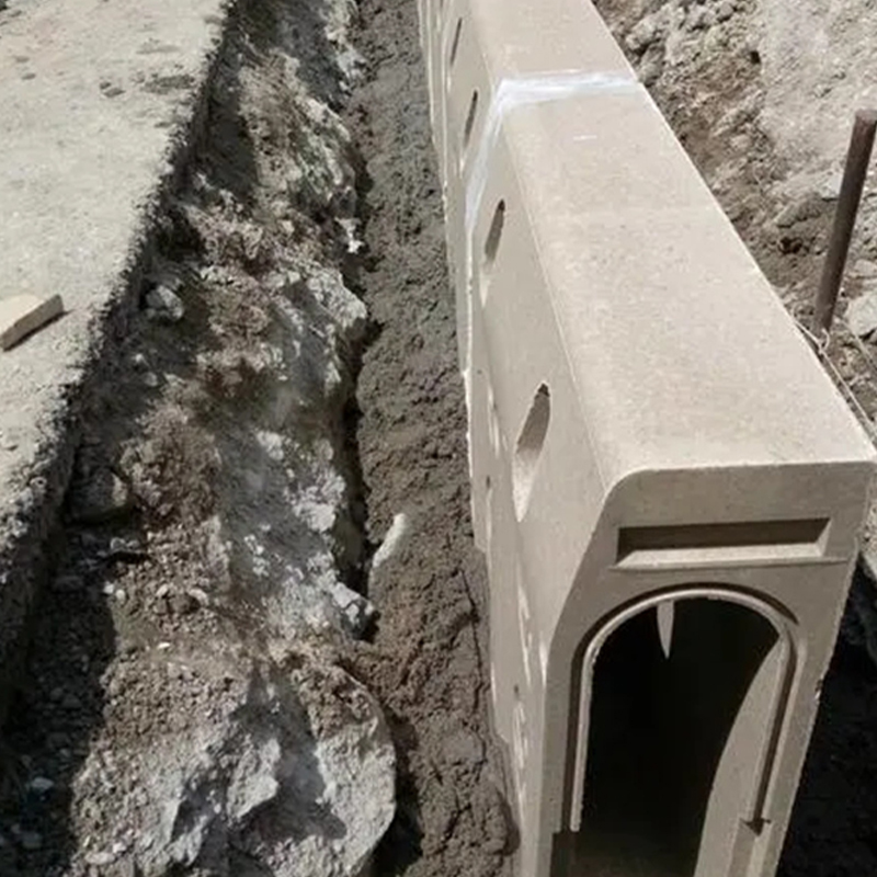 Saluran Drainase Penahan, Saluran Drainase Curb Pracetak Terpadu